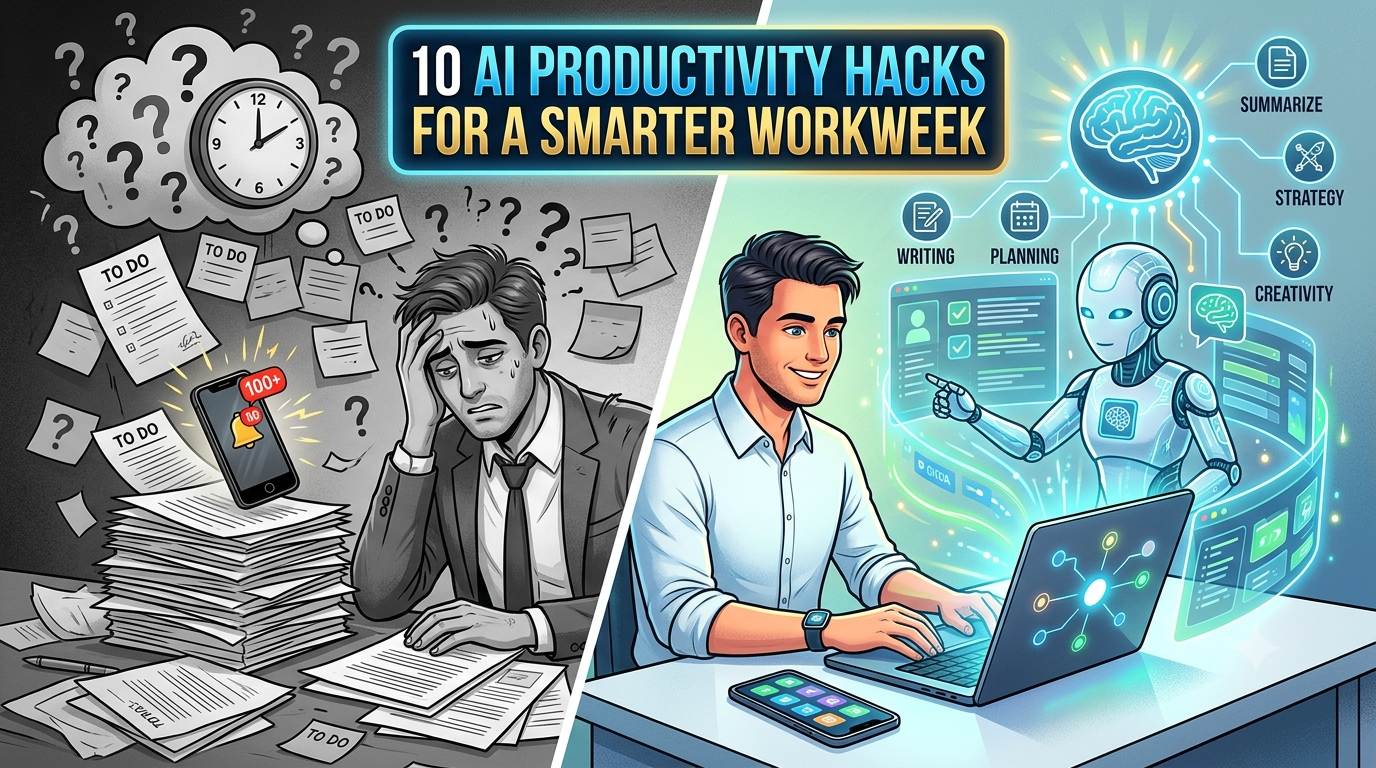 10 AI Productivity Hacks